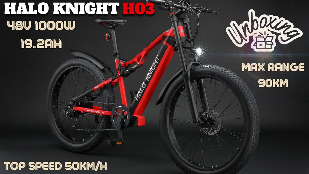 Unboxing HALO KNIGHT H03 Electric Bicycle