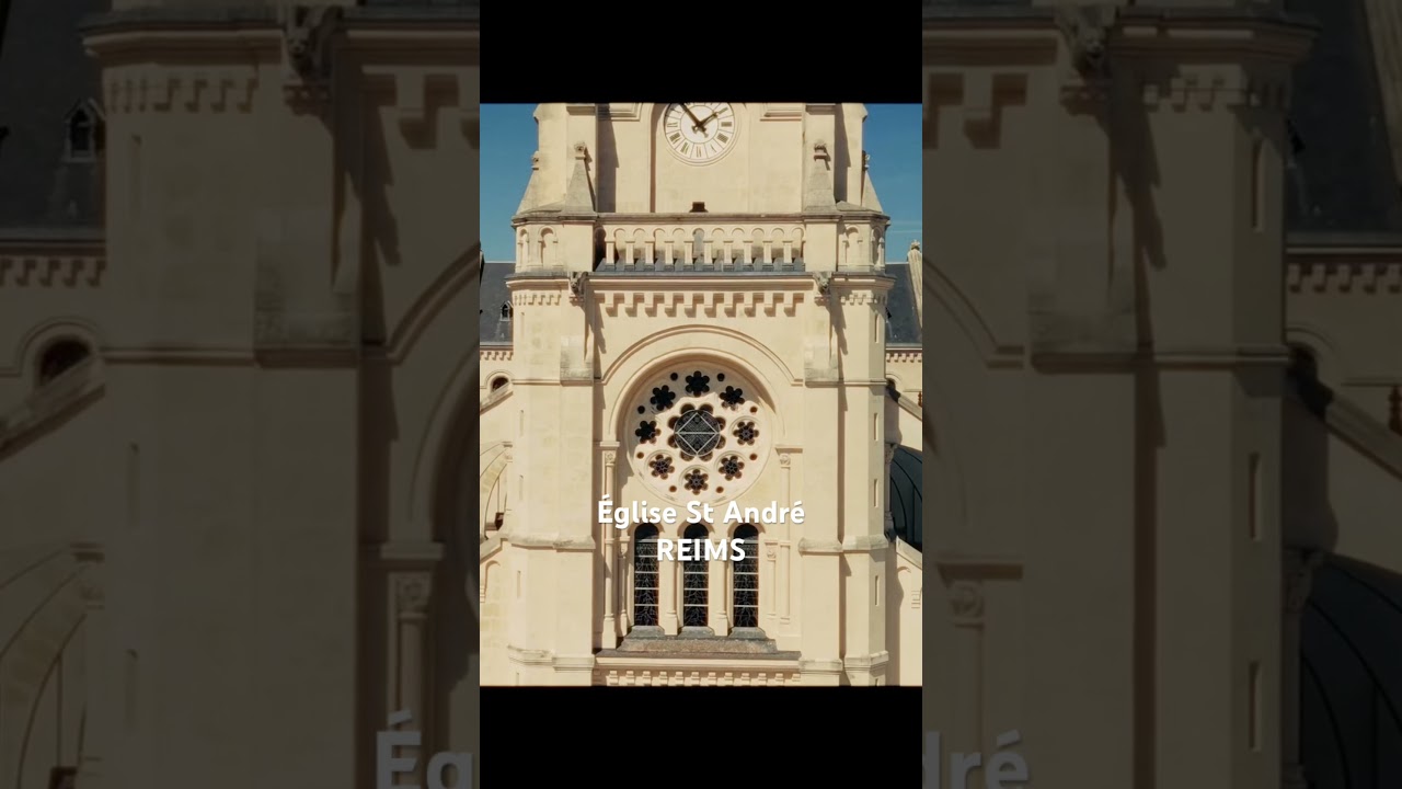 &Eacute;glise St Andr&eacute; - Reims #drone #djiair3 #reims