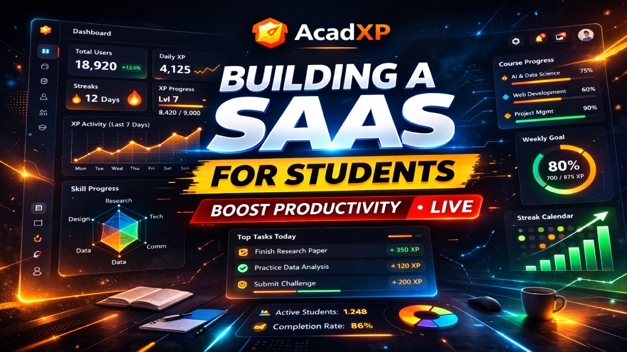 05.03 | Construire un SaaS de A à Z : Épisode 16 – Le projet AcadXP
