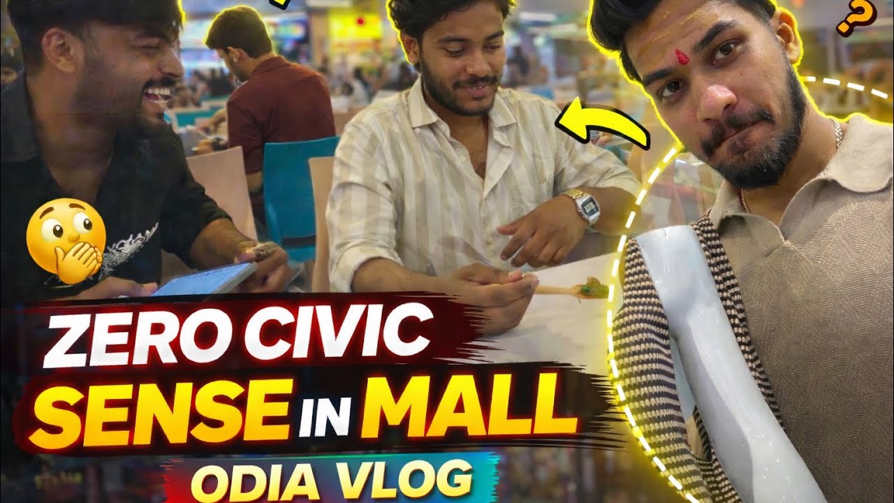 Zero civic sense in mall ||ODIA VLOG||  #vlog #odiavlog #trending 