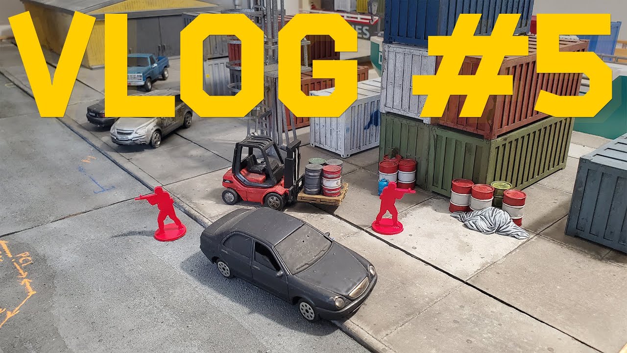 Modern wargaming VLOG#5 New board tiles & soldier silhouetes