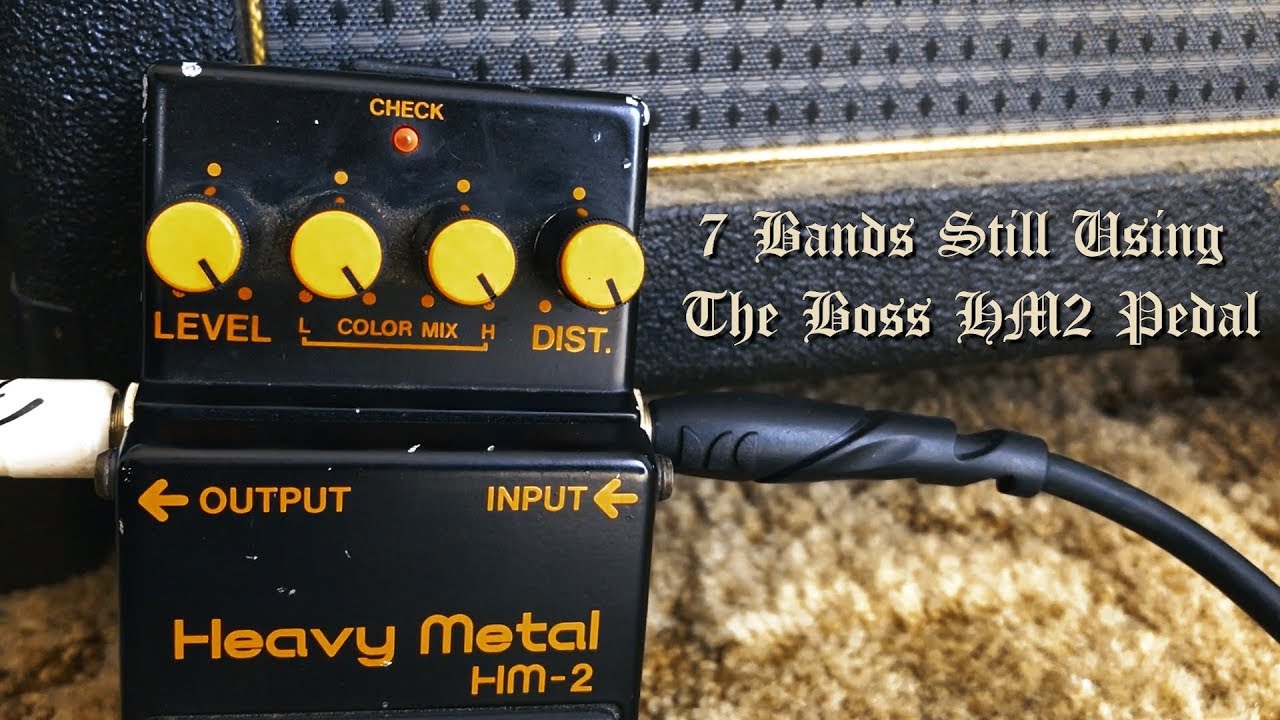 7 Bands Still Using The Boss HM2 Pedal Today