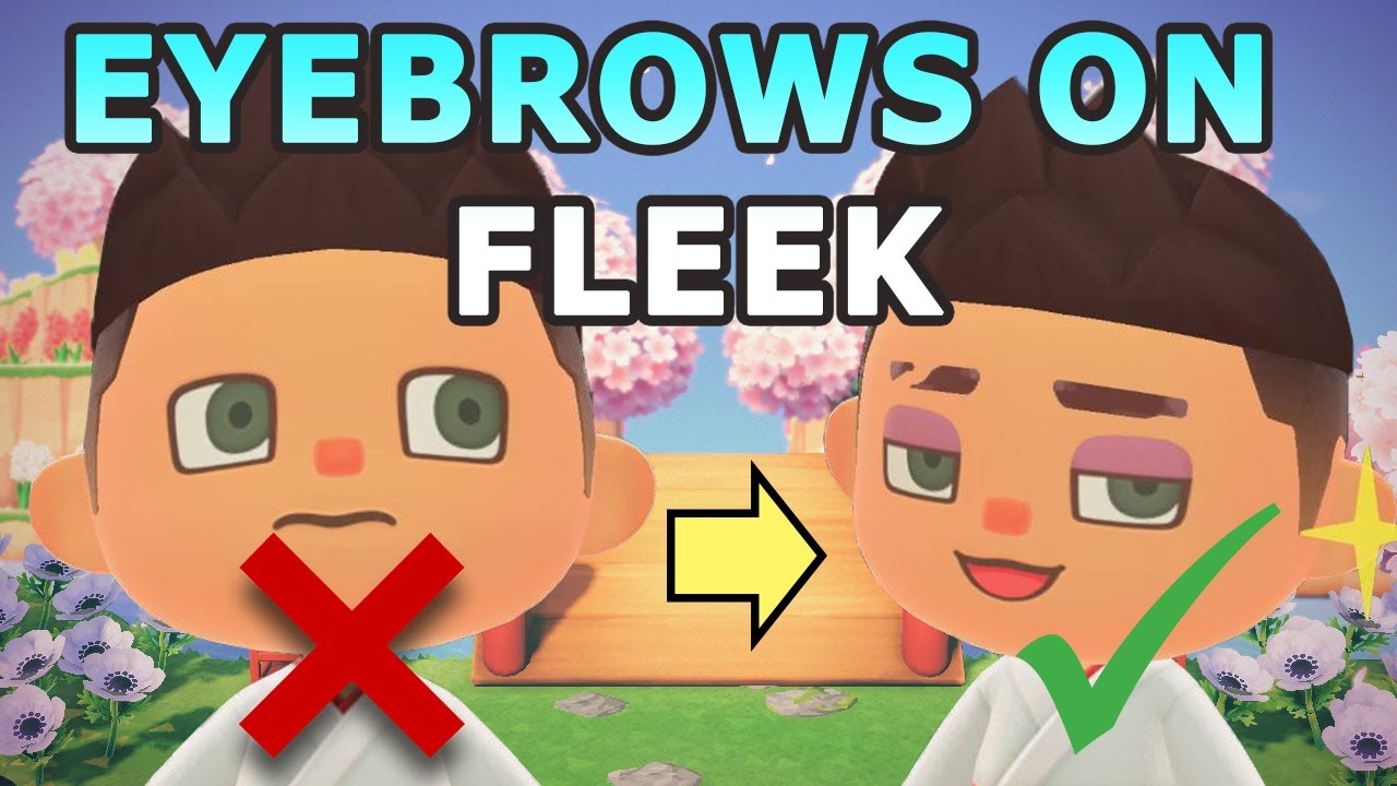 EASILY Create Amazing Eyebrows | Animal Crossing New Horizons Tutorial