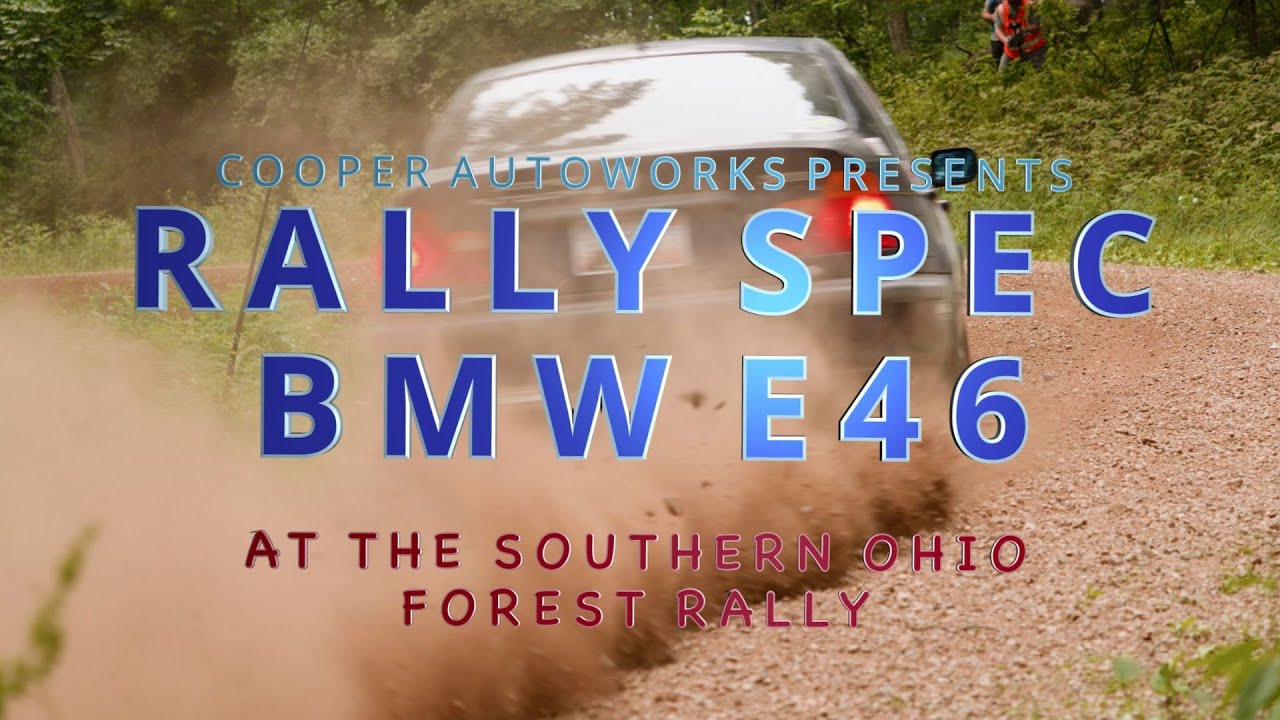 RallySpec BMW E46 at the Southern Ohio Forest Rally