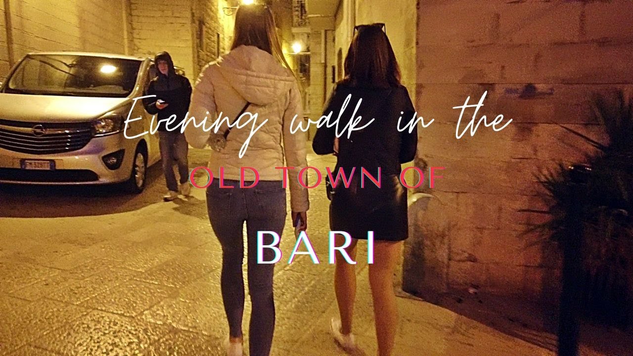 Evening Walk in the Old Town of Bari