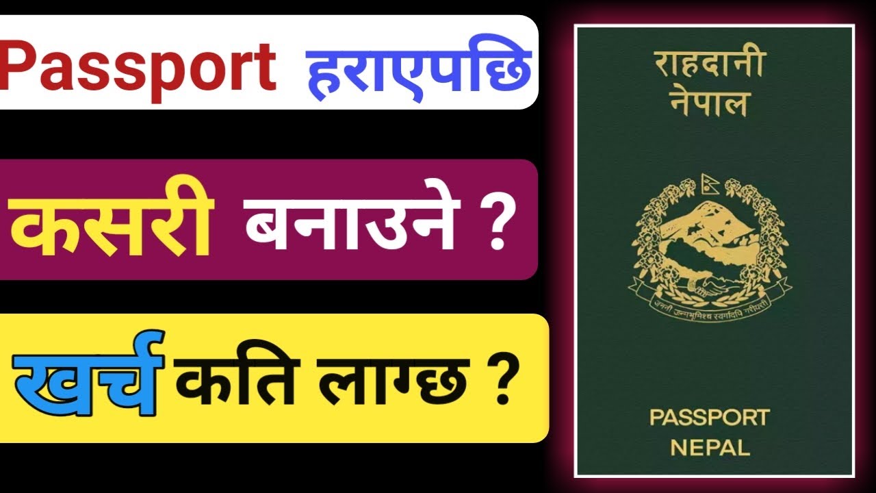 Lost Passport How to Apply Again in Nepal | Harayako passport kasari nikalne | lost passport Nepal