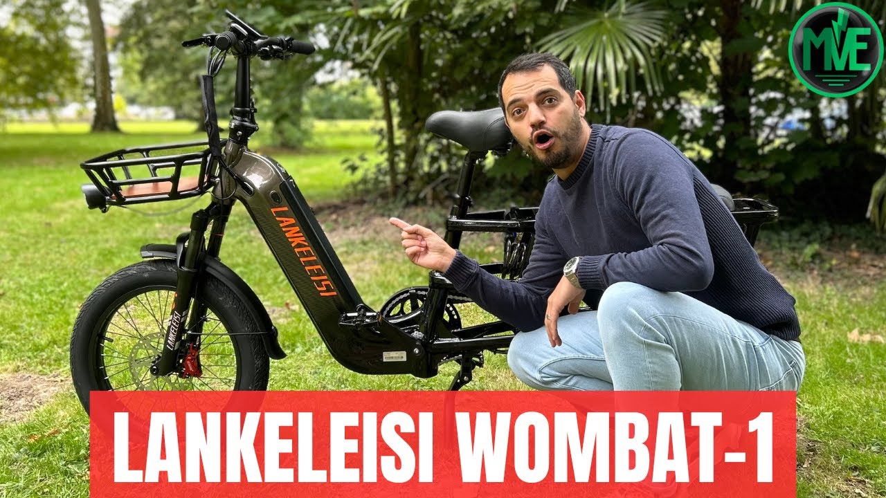 LANKELEISI WOMBAT-1 : Test du vélo cargo électrique longtail de 1000 watts !