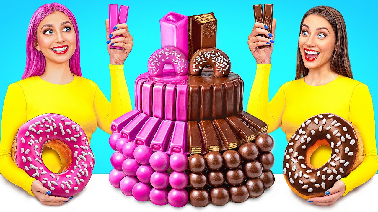 Жевательная Резинка vs Шоколадная Еда Челлендж | Смешные Cитуации от Choco DO