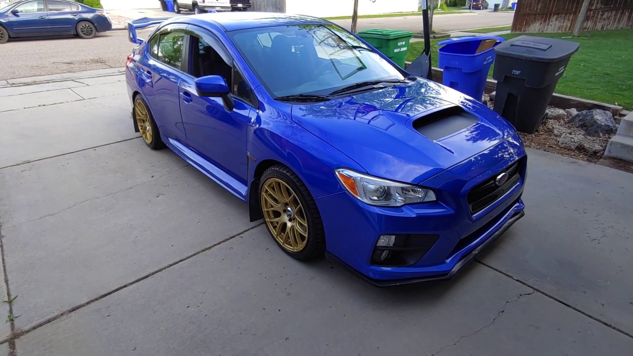 XXR 530 Gold 18x8.75 on my 2017 WRX