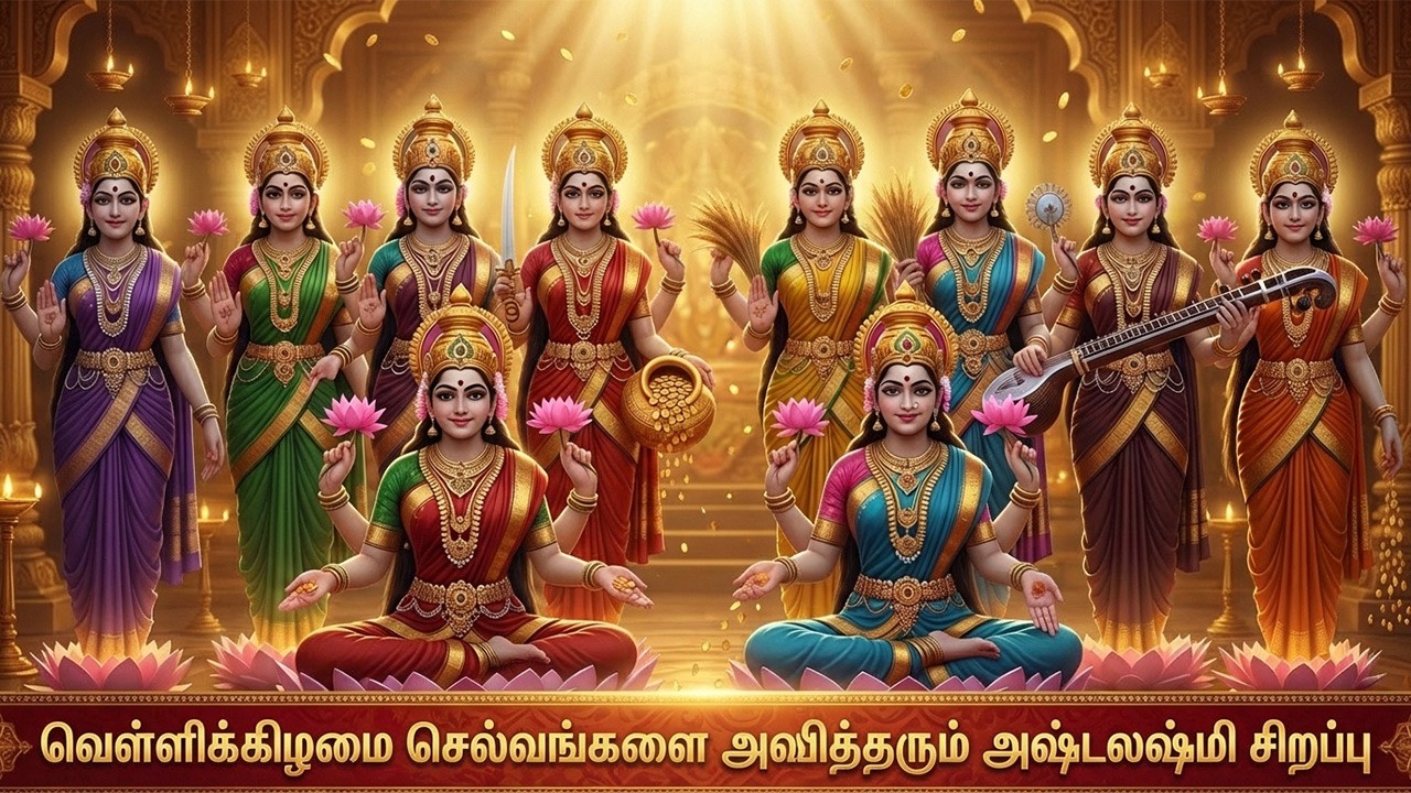 Friday Ashtalakshmi Tamil Bakthi Padalgal | Mahalakshmi Tamil Devotional Songs