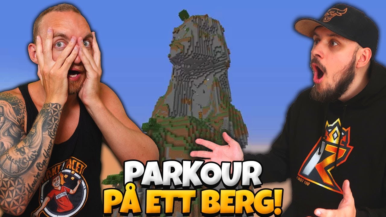 TÄVLAR I ETT PARKOUR BERG I MINECRAFT