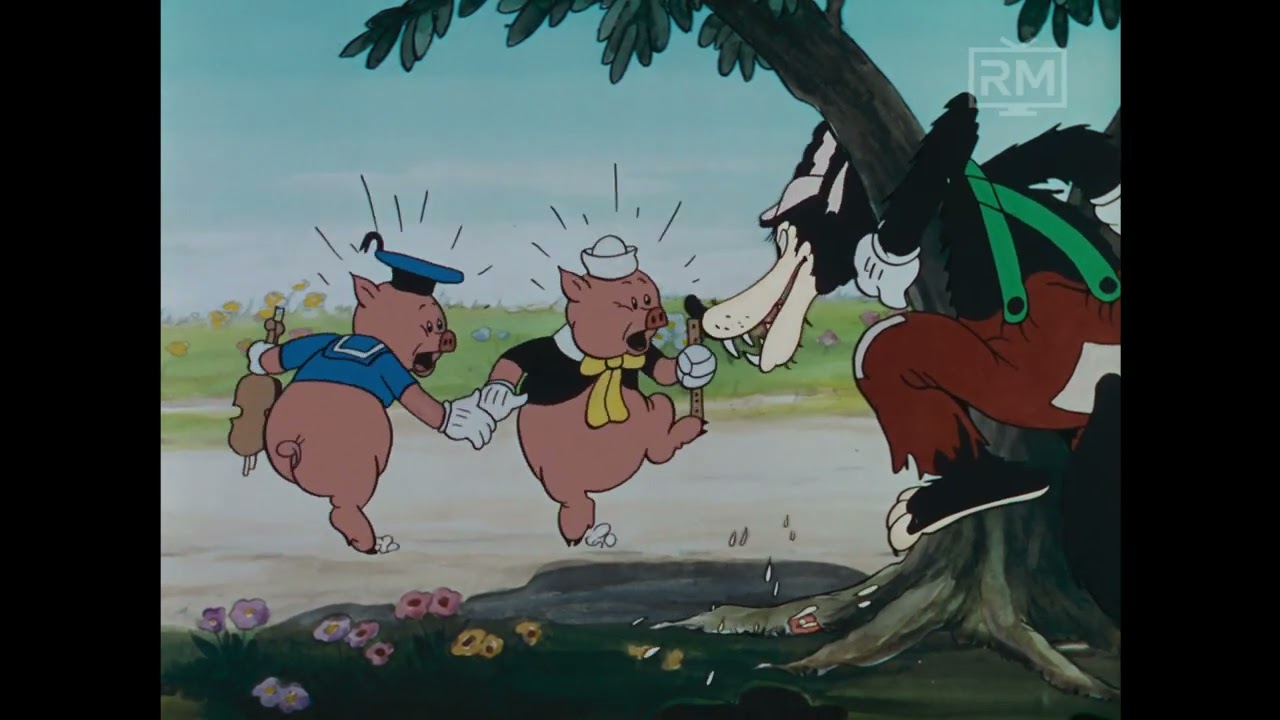 Walt Disney's - De drie kleine biggetjes (Three Little Pigs) - 1933 (HD)(Nederlands Gesproken)
