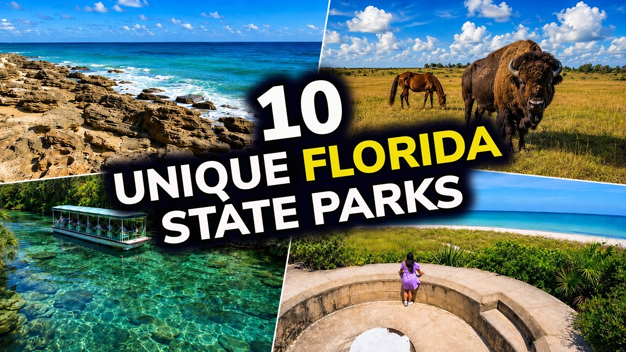 10 Unique FLORIDA State Parks You Have to See!