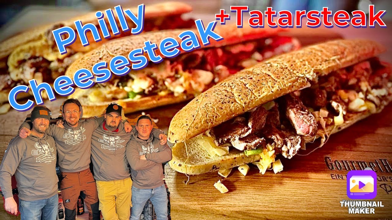 Philly Cheesesteak| Tatarsteak| Special mit Gourmetholz & Gartenbox | @tommis_barbq