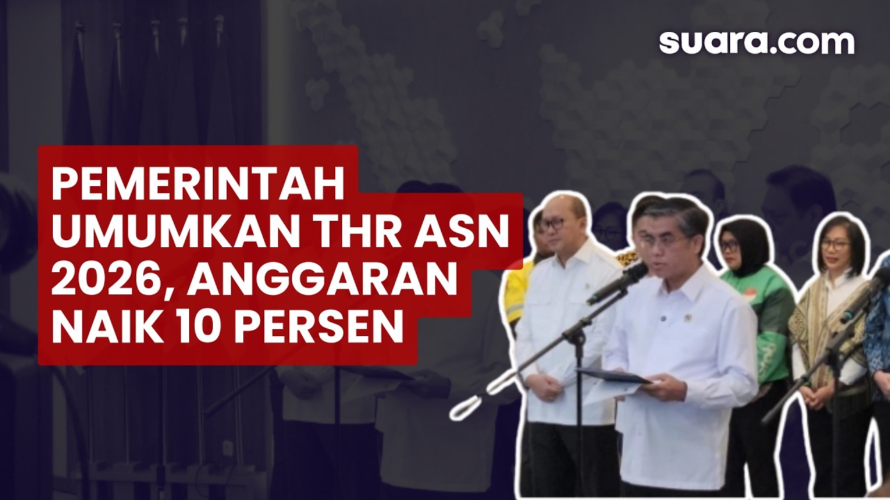 Pemerintah Umumkan THR ASN 2026, Anggaran Naik 10 Persen