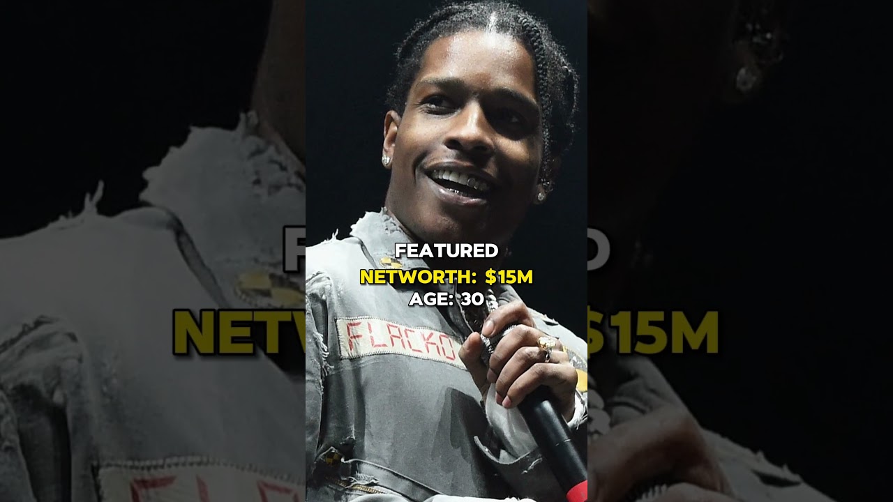 Asap Rocky's Net Worth in 2025 💲 #shorts