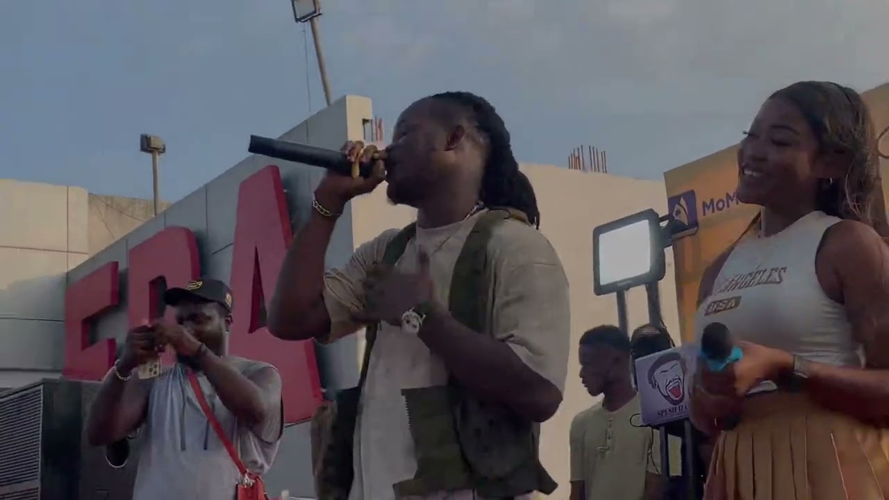 Anitram and Nuchie Meek performance live on Lonestar Cell MTN MOMO Market concert at Twisters.