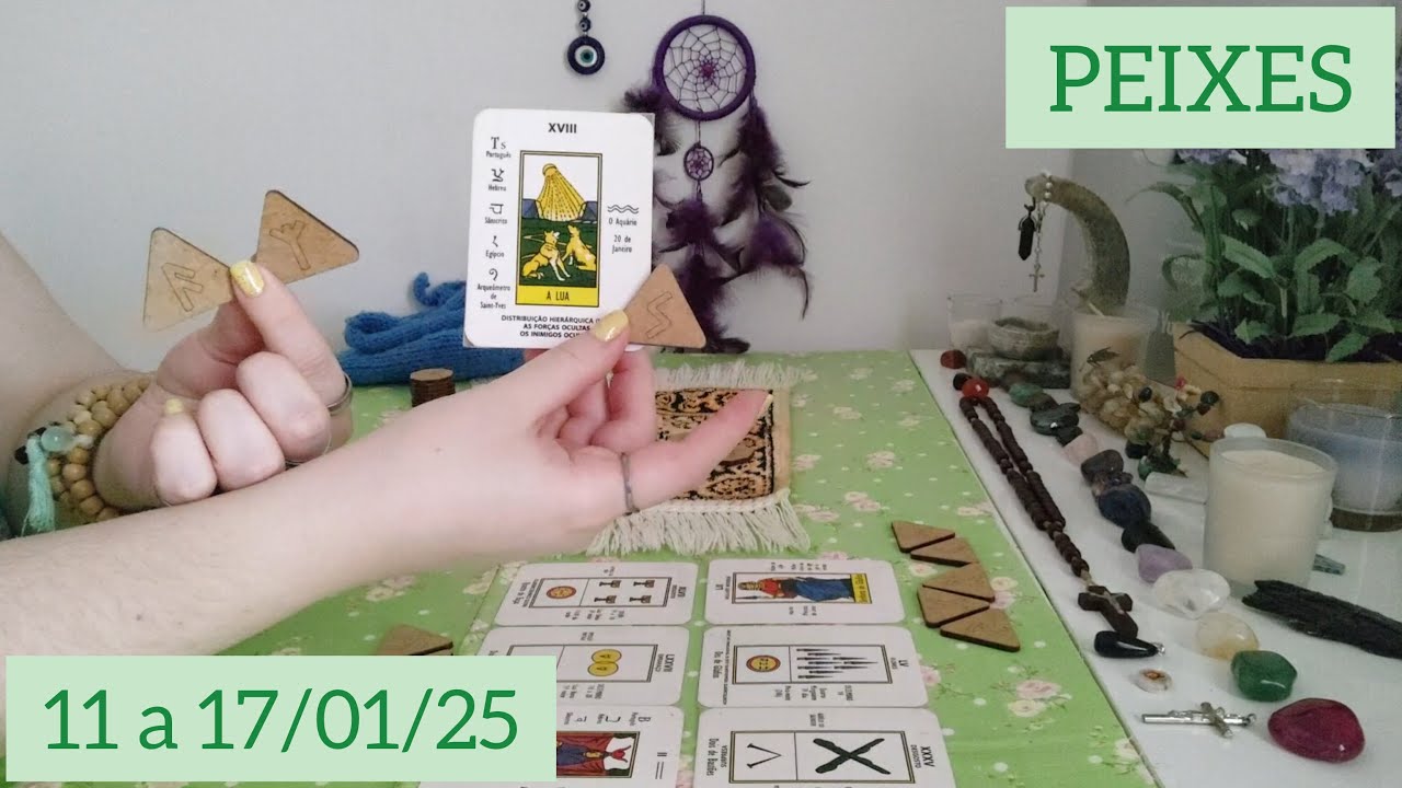 ♓ PEIXES ⦁ 11 a 17/01/25 ⦁ ✋👁️💡 NÃO FAÇA NADA ATÉ VOCÊ VER O QUE TEM QUE VER.