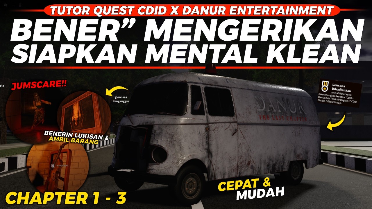 Kerjain Quest CDID X Danur Bareng Pacar Sama