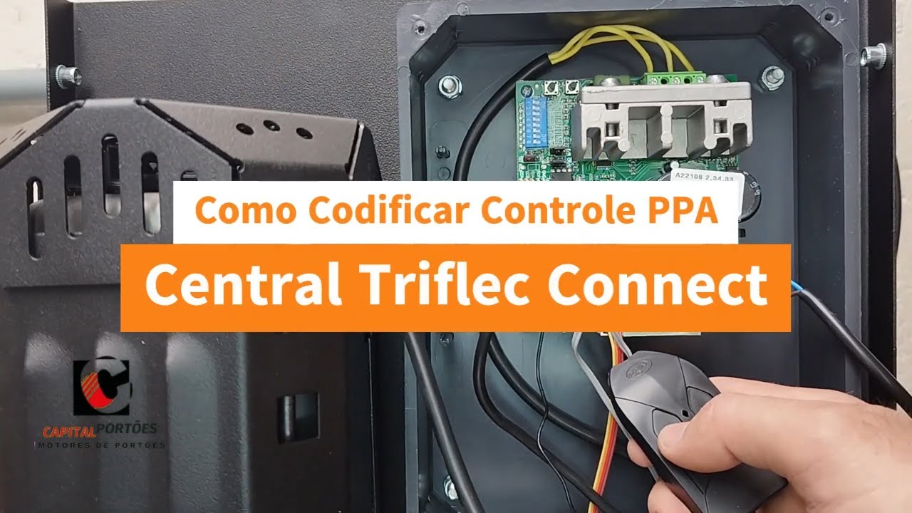 Como Codificar Controle Na placa PPA - Como codificar controle PPA@capitalportoesMotoresdePortões