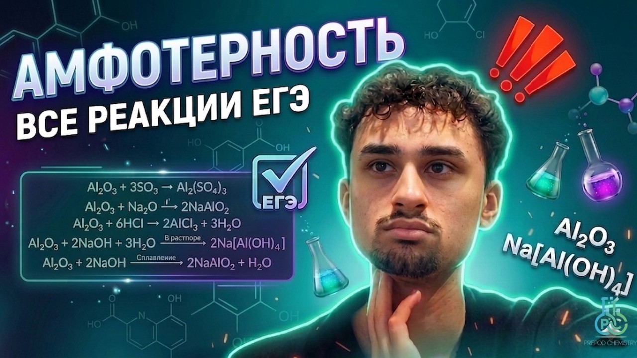 Амфотерность | ВСЕ РЕАКЦИИ ЕГЭ