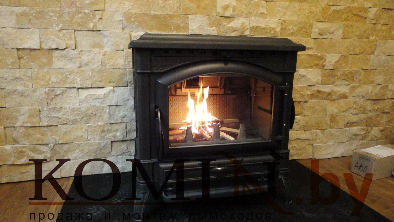 Печь Nordica Isotta, первый запуск.