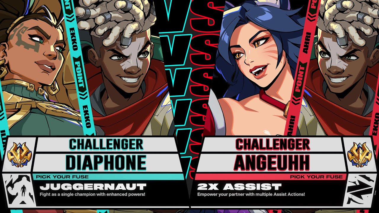 Diaphone (Ekko Juggernaut/Illaoi) vs Angeuhh (Ahri/Ekko) - 2XKO