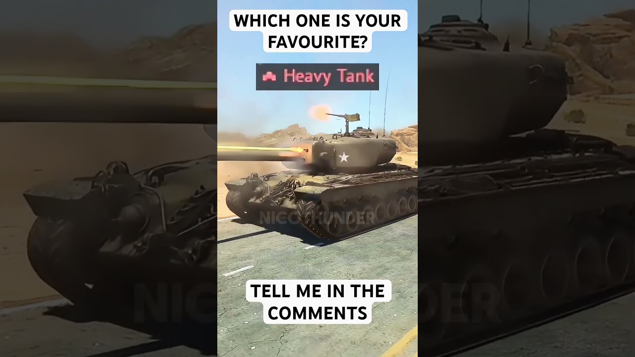 WHICH TANK CLASS IS YOUR FAVOURITE? | WAR THUNDER