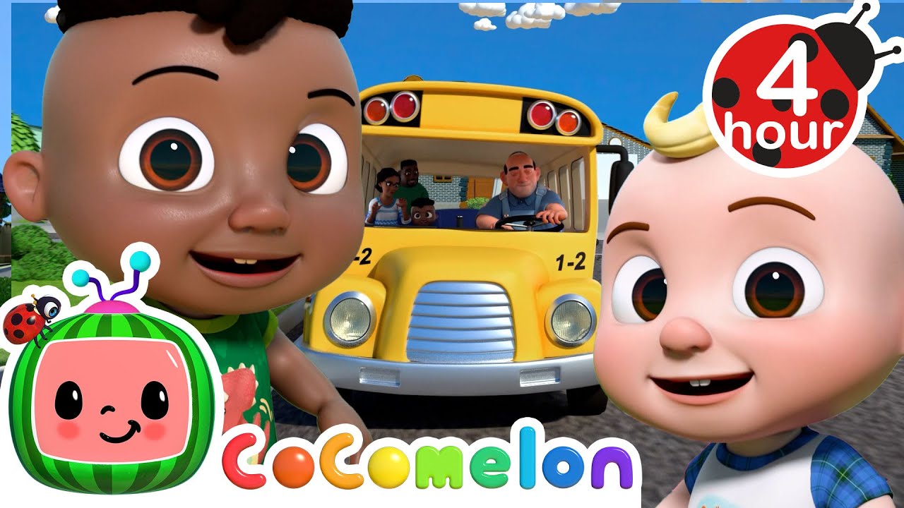 Ride To School Wheels on the Bus | CoComelon - Cody's Playtime | Songs for Kids & Nursery Rhymes