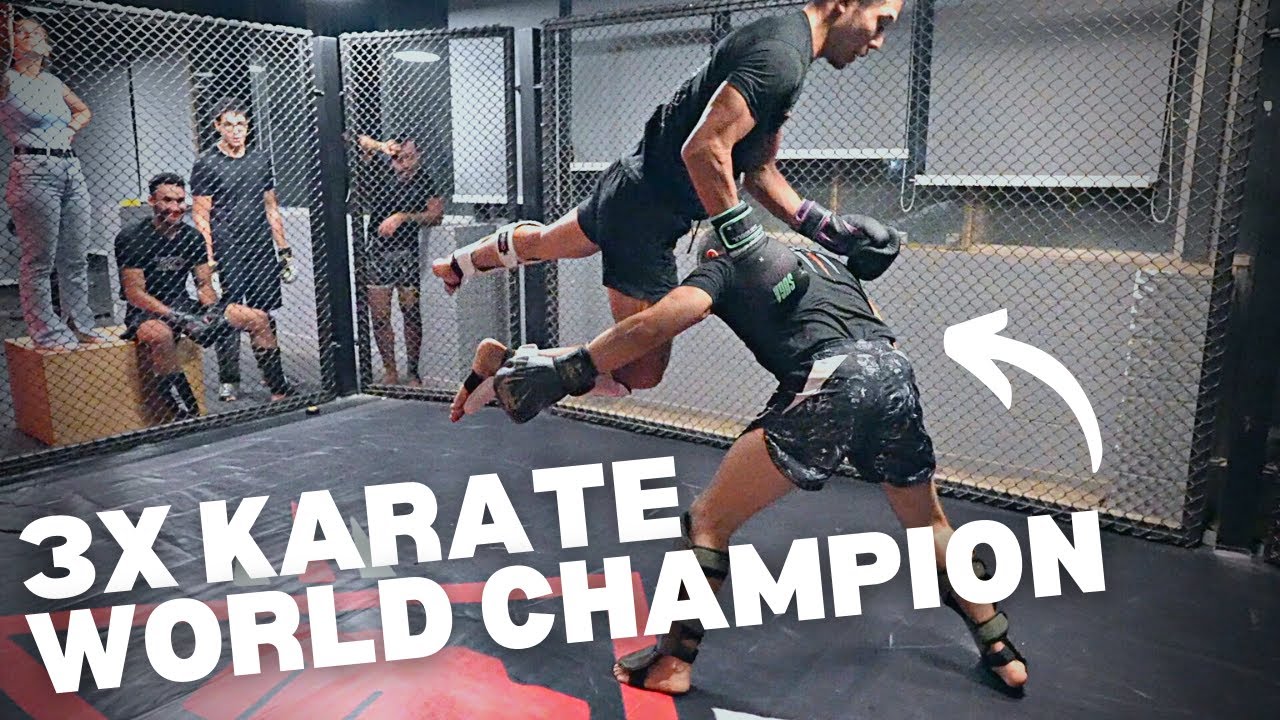 Sparring Egypt's 3x Karate World Champion