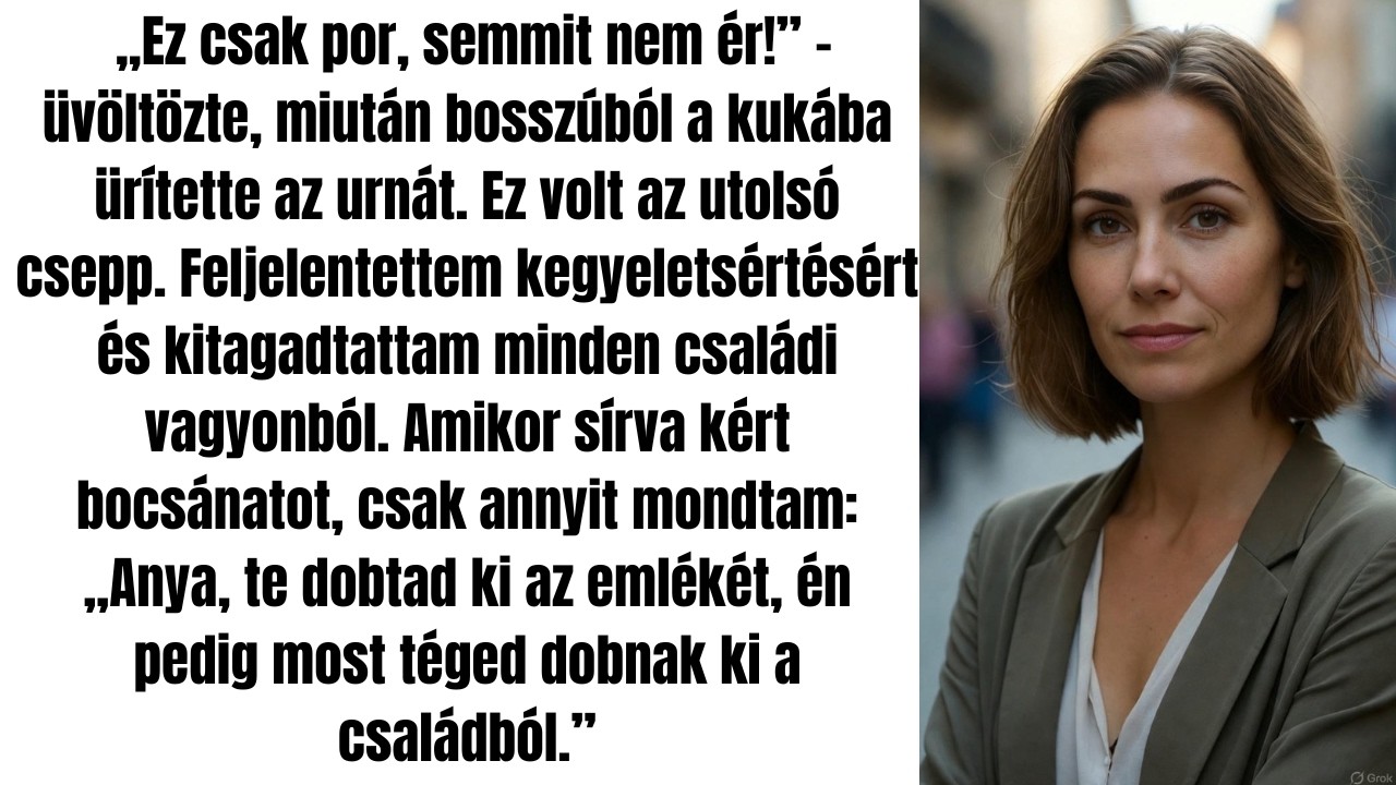 Anyám kidobta apám hamvait a szemétbe, mert nem hagytam, hogy eladja a házat – A bíróságon ért el..
