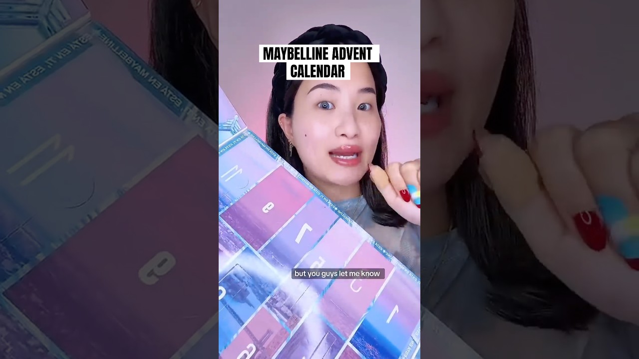 Адвент-календарь Maybelline 2024 года #макияж #адвент-календарь #макияжчеллендж
