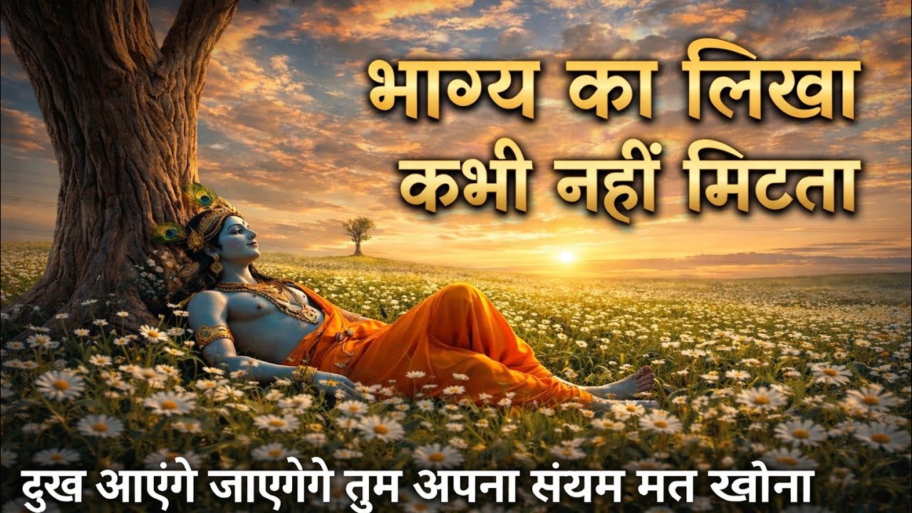 दुख आएंगे जाएंगे तुम अपना संयम मत खोना | Bhgwat Geeta Saar | Best Krishna Motivational Vani