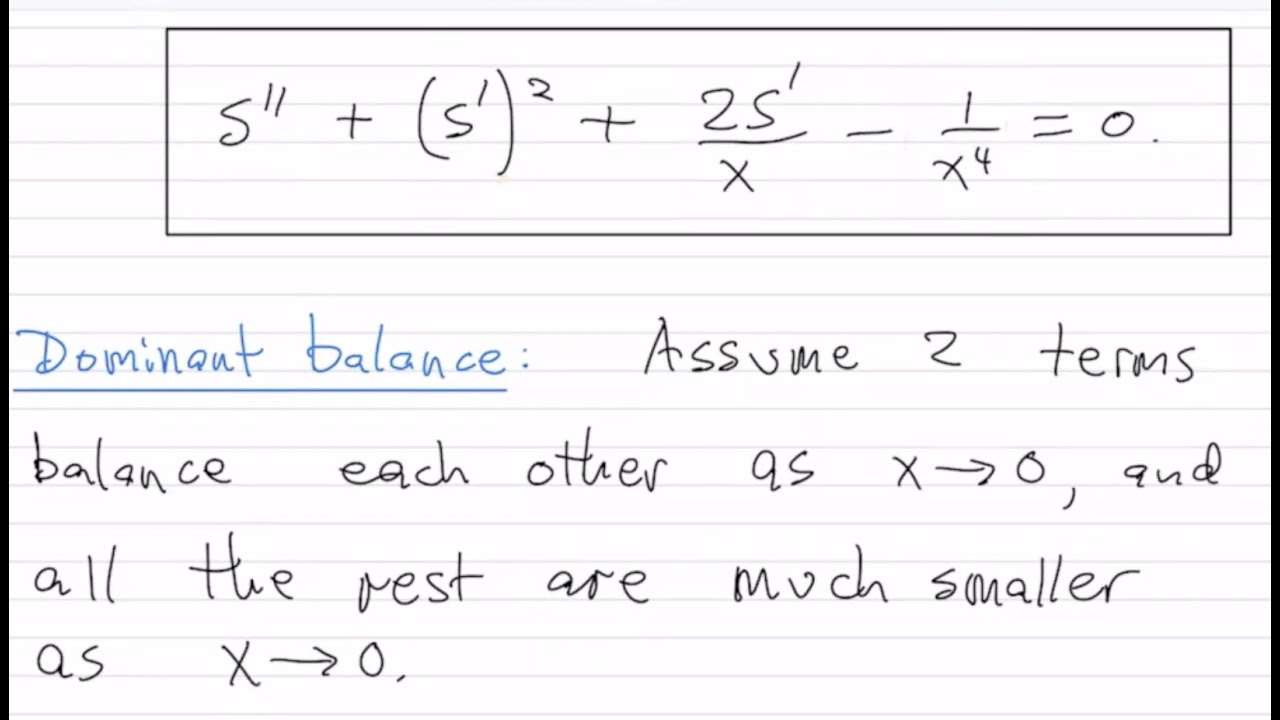 Lecture 8: Integral representations and an introduction to dominant balance