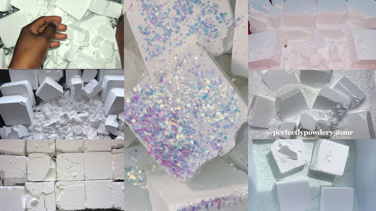 SOFT AND FLUFFY PLAIN GYM CHALK🤍