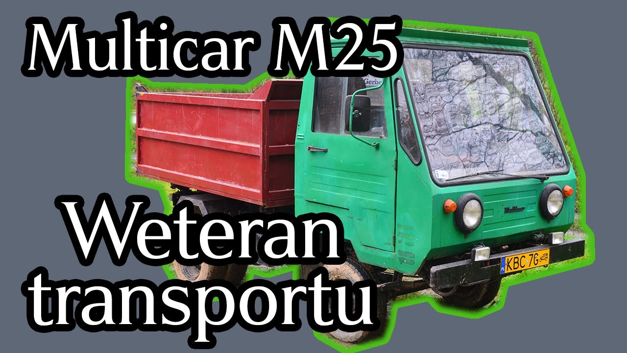 multicar m25 wyjazd z garażu duża wygodna brama hangarowa przygotowanie do remontu