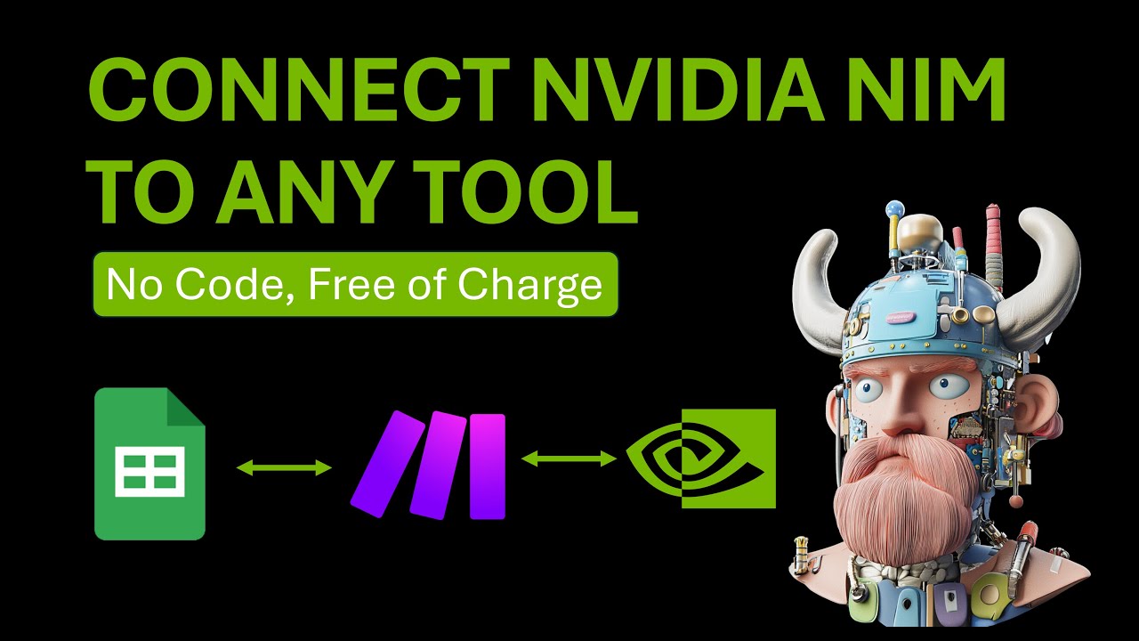 Connect Nvidia NIM API to any tool using Make.com in 5-minutes (no code)