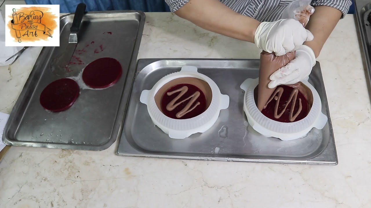 Assembling Components for Entremet Cake