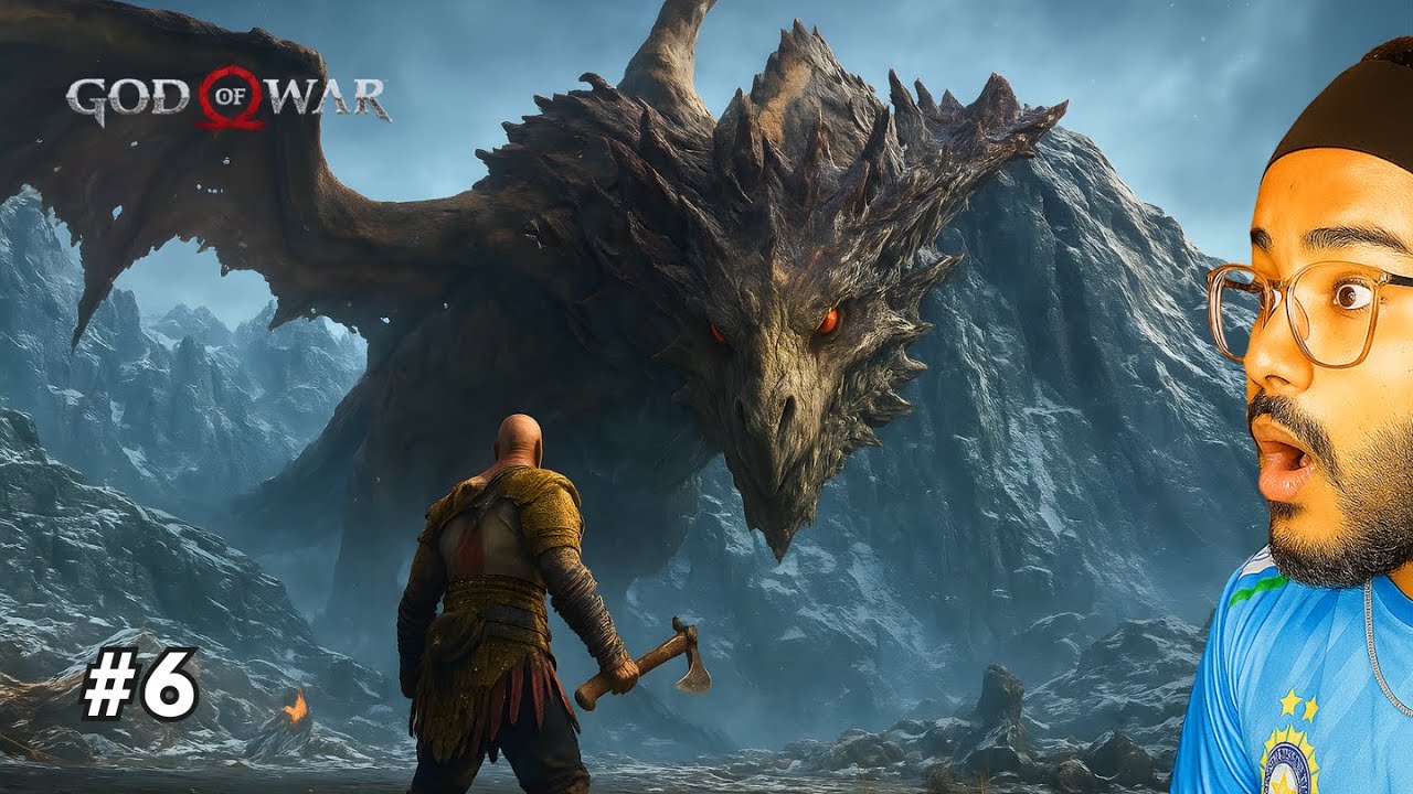 Fight with Giant DRAGON | God of War | Gameplay #6