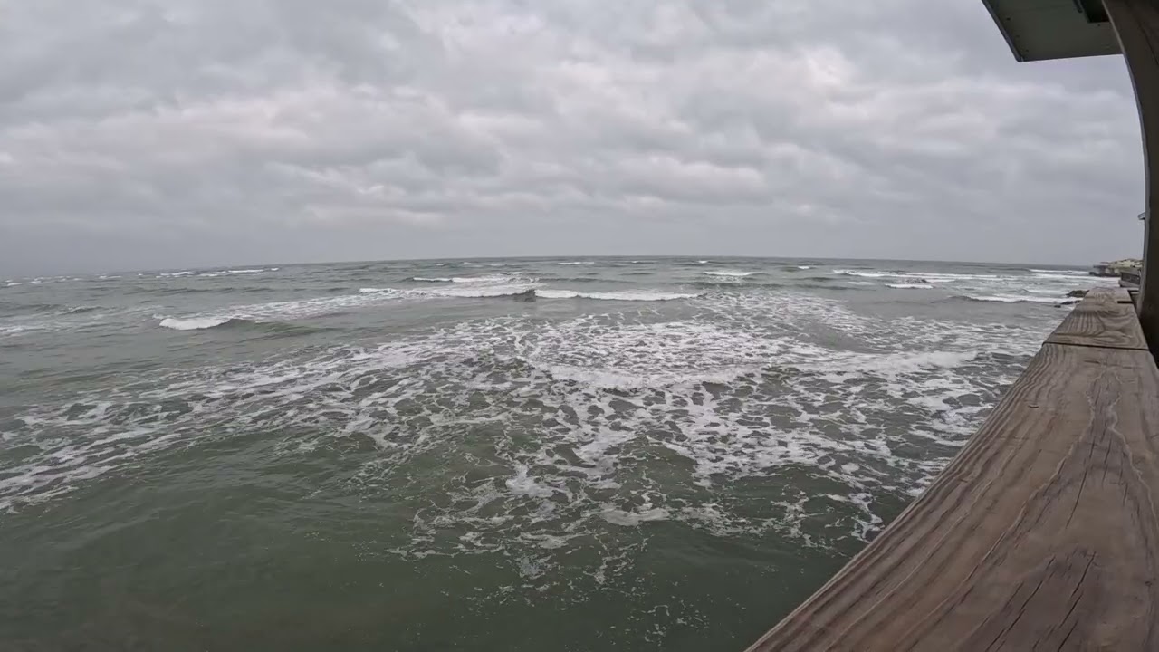 Surfside Beach Texas, into the Wind.