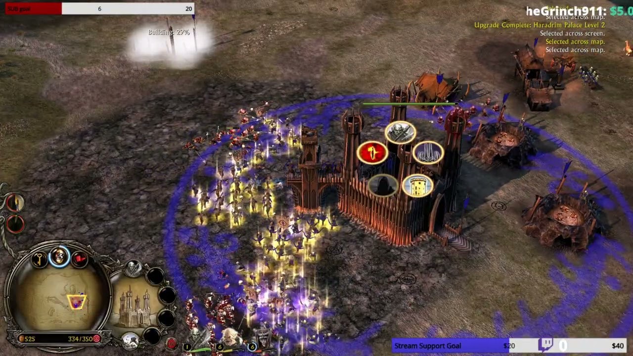 Hardest Challenge ( Mordor Vs 2 Brutal AI )   |   BFME2 Rotwk 2.02 v9.6.2