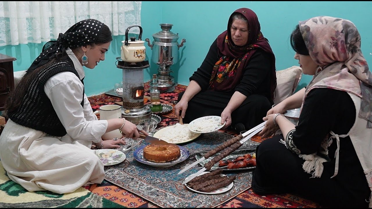 Жизнь в иранской деревне | Кебаб на обед🥩