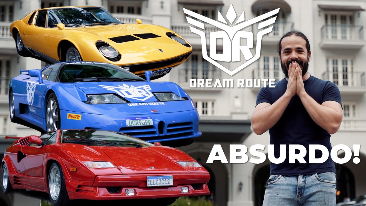 Os carros mais ABSURDOS juntos no mesmo evento. Participamos da Dream Route.