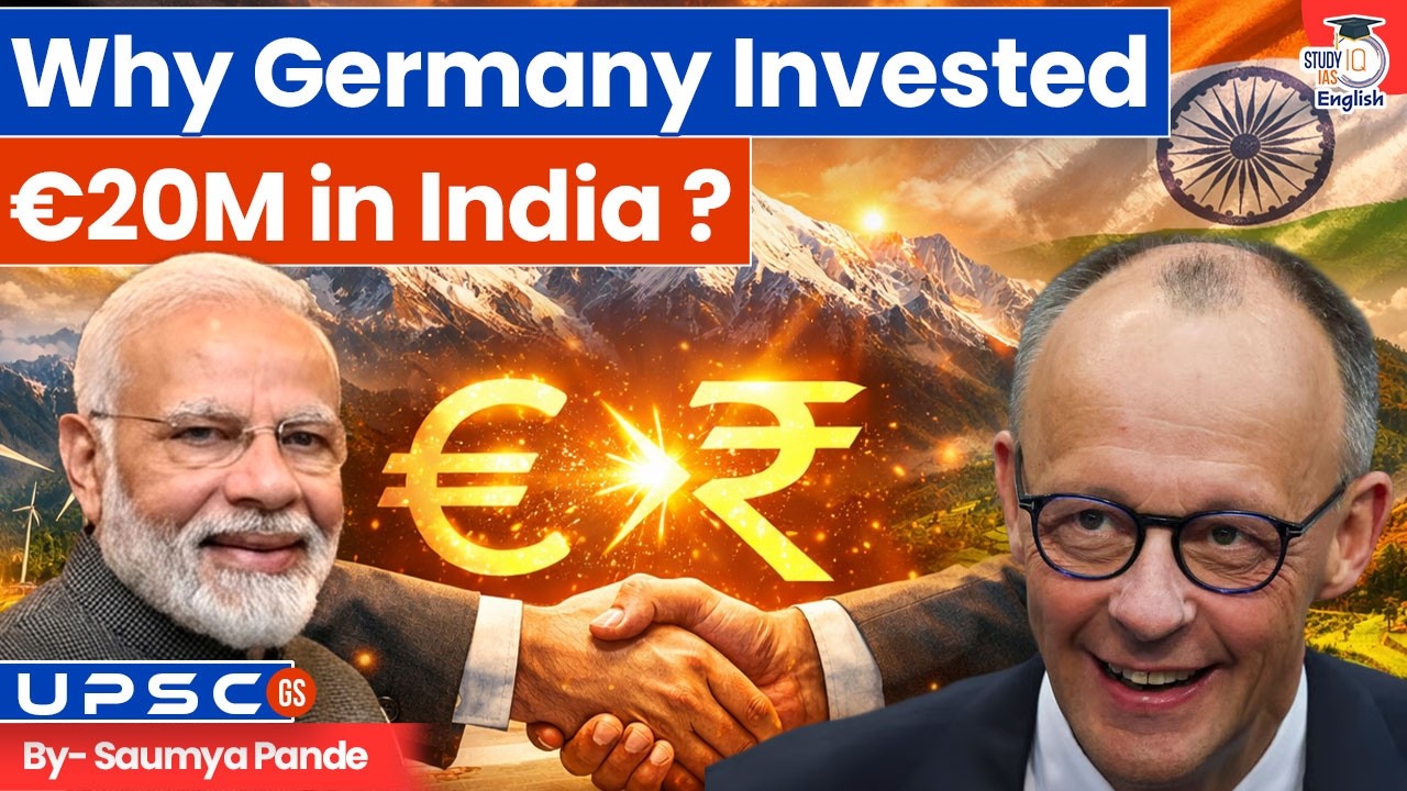 €20M International Climate Initiative Between India & Germany? | By Saumya Pande