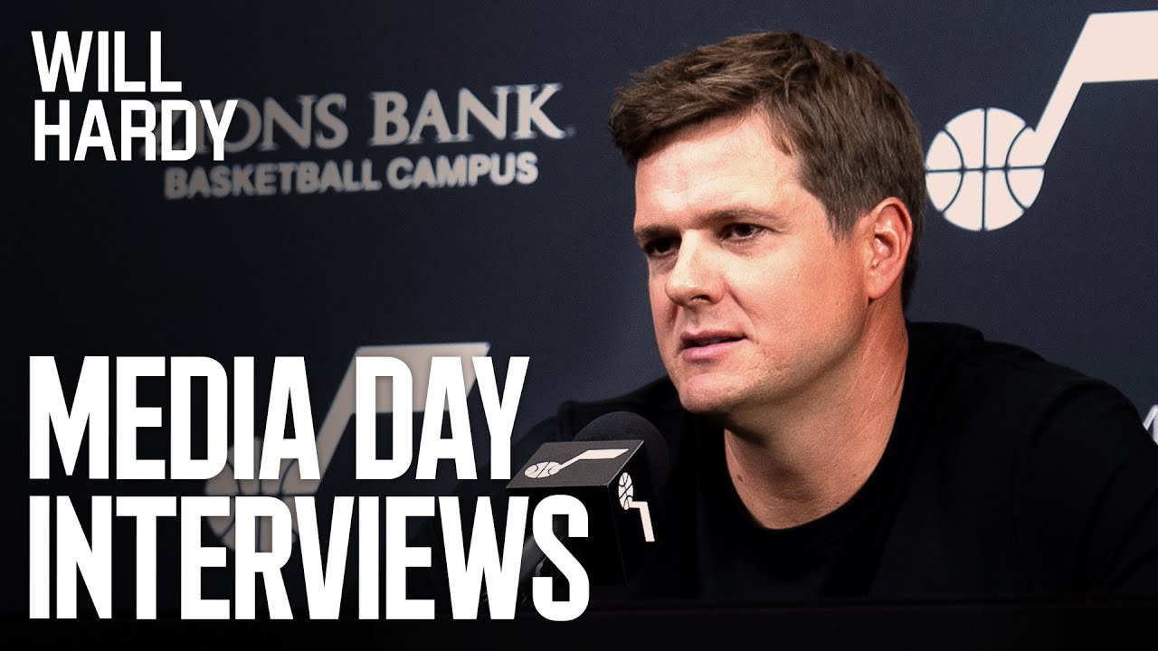 COACH WILL HARDY 2025/26 Media Day Availability 🎙️ | UTAH JAZZ