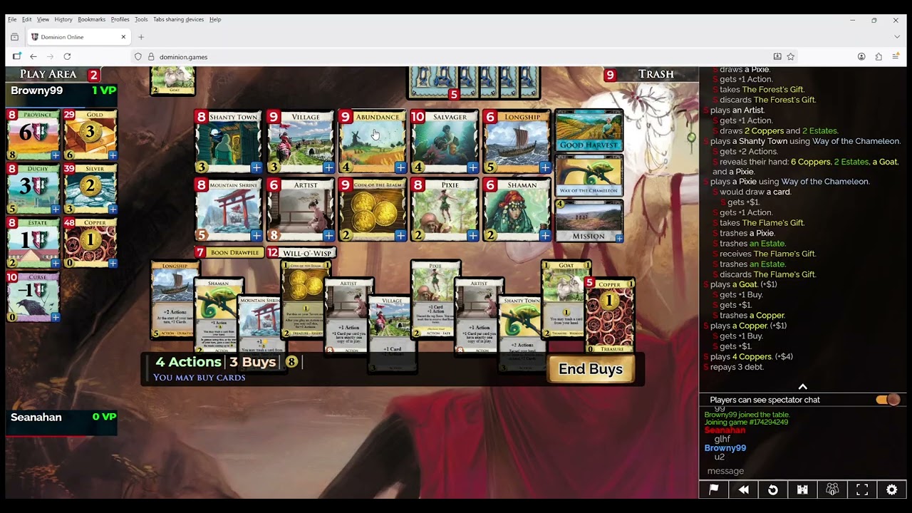 Learning Dominion Rising Sun: Game 37