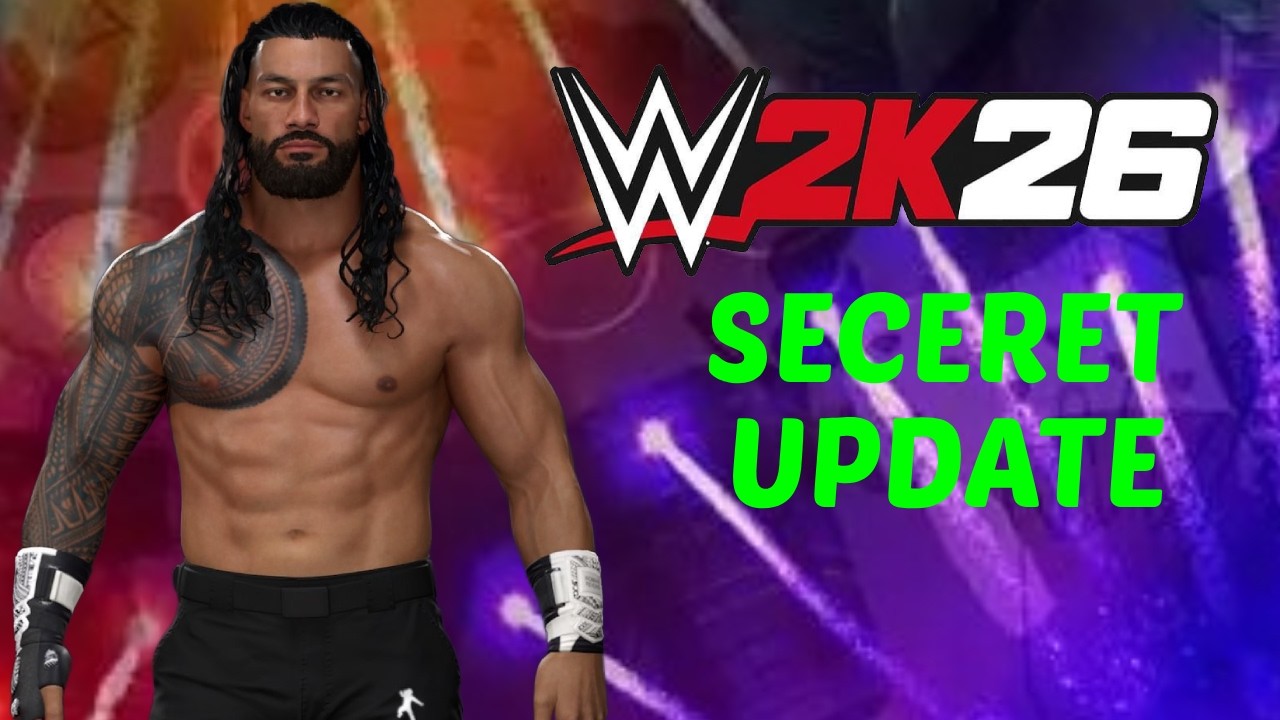 Вышло новое секретное обновление для WWE2K26.