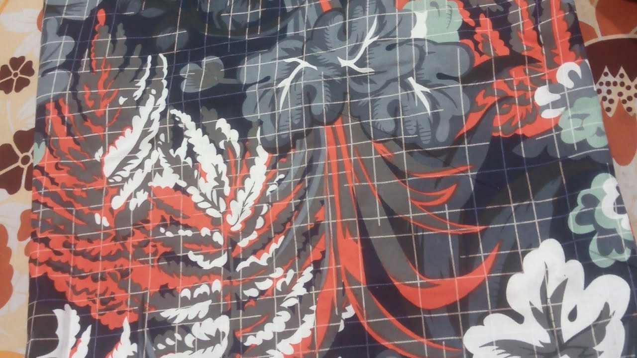 Pillow stich kiye bed sheet cutting