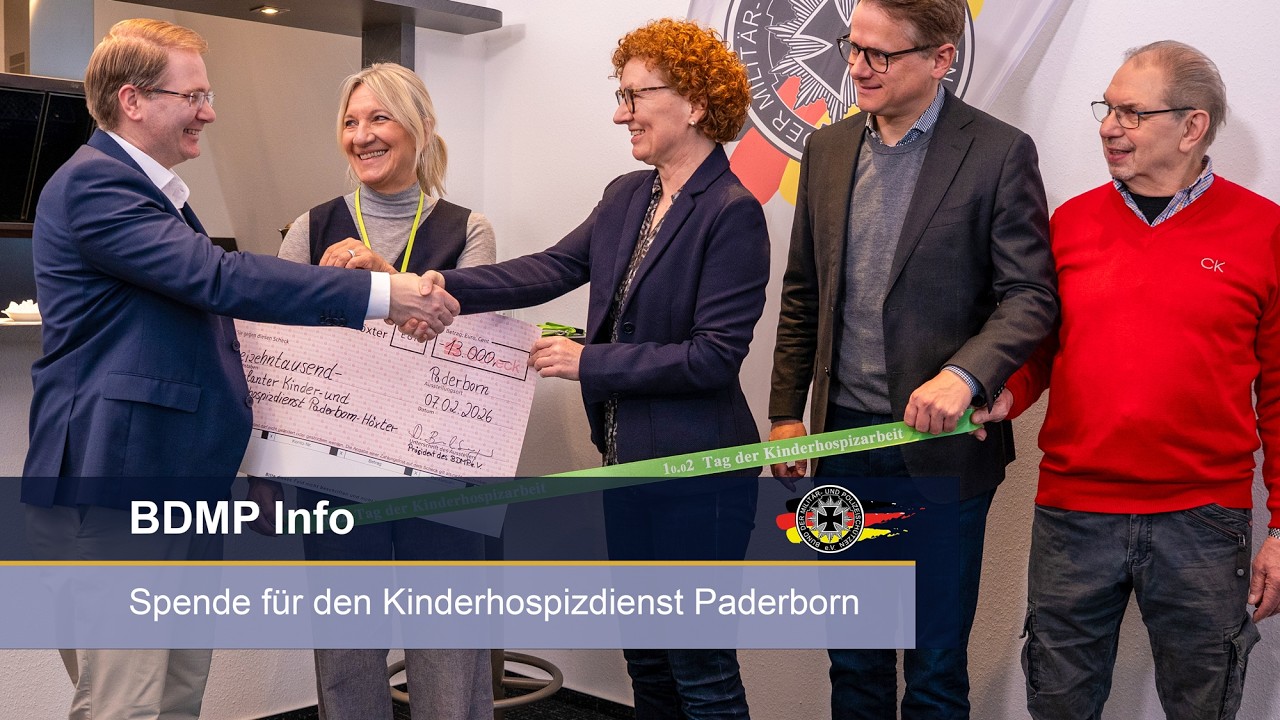 13.000€ Spende für den Kinderhospizdienst Paderborn | BDMP Charity Cup unterstützt Familien