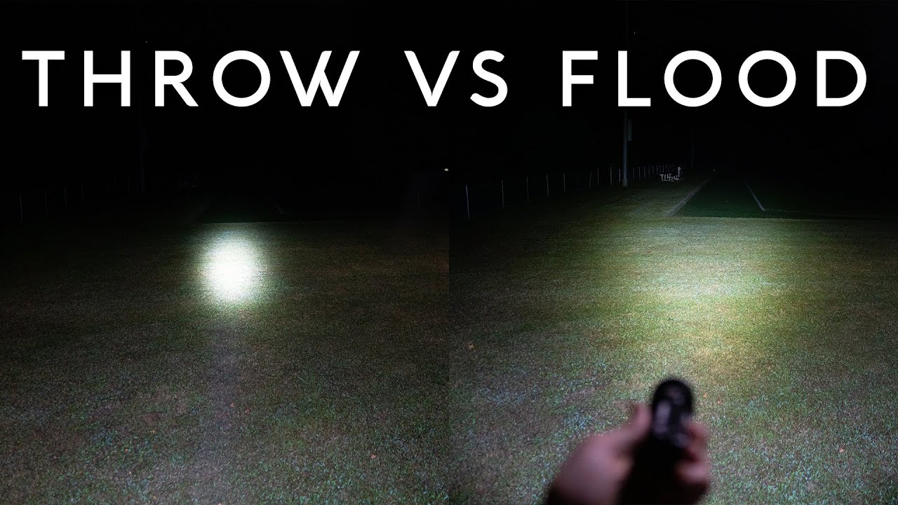 What Flashlight Style to Choose - Throw or Flood?